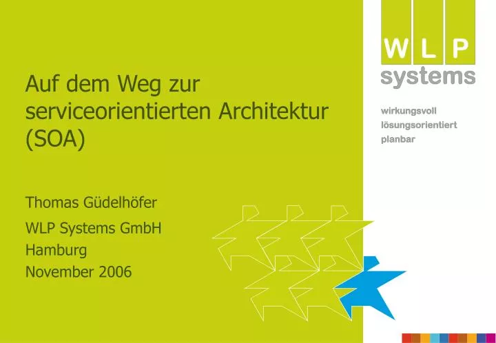 auf dem weg zur serviceorientierten architektur soa