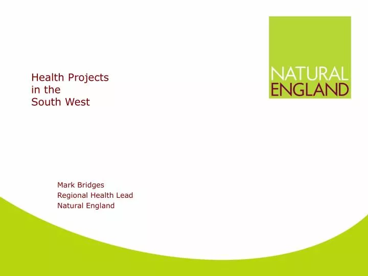 health projects in the south west