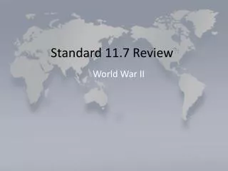 Standard 11.7 Review