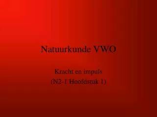 natuurkunde vwo