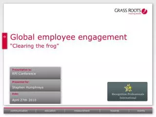 Global employee engagement