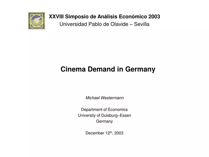 cinema demand in germany