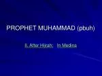 PROPHET MUHAMMAD (pbuh) - slide 1