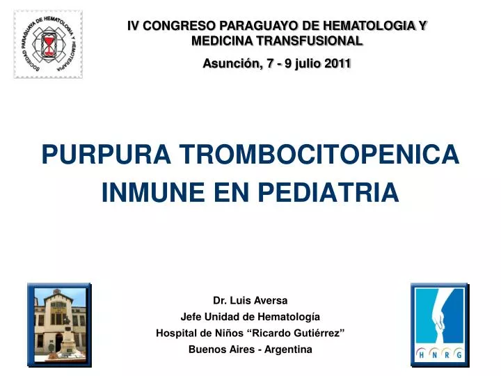 purpura trombocitopenica inmune en pediatria