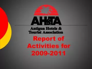 Report of Activities for 2009-2011