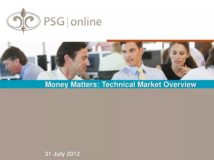 money matters technical market overview