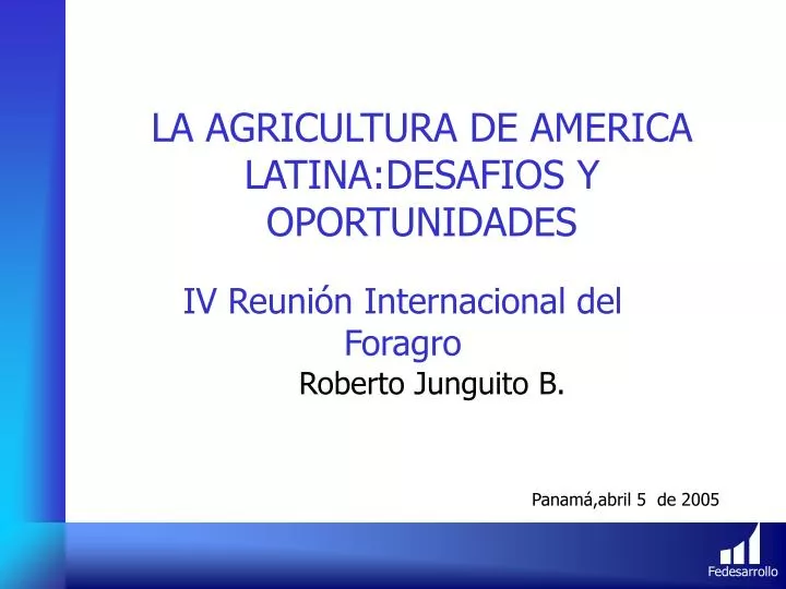 la agricultura de america latina desafios y oportunidades