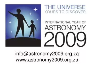 info@astronomy2009.za astronomy2009.za