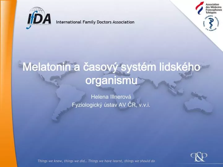 melatonin a asov syst m lidsk ho organismu