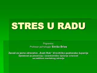 stres u radu