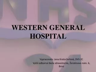 WESTERN GENERAL HOSPITAL