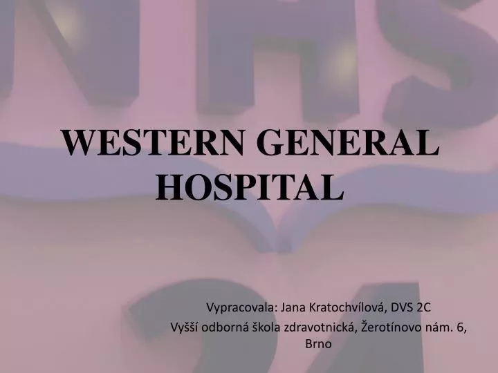 western general hospital