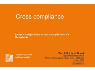 Cross compliance