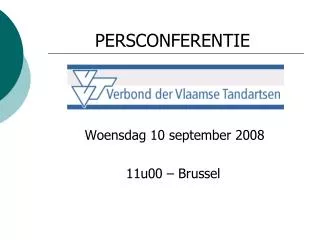 persconferentie