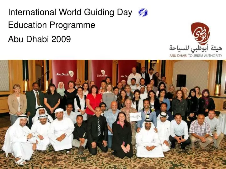 international world guiding day education programme abu dhabi 2009