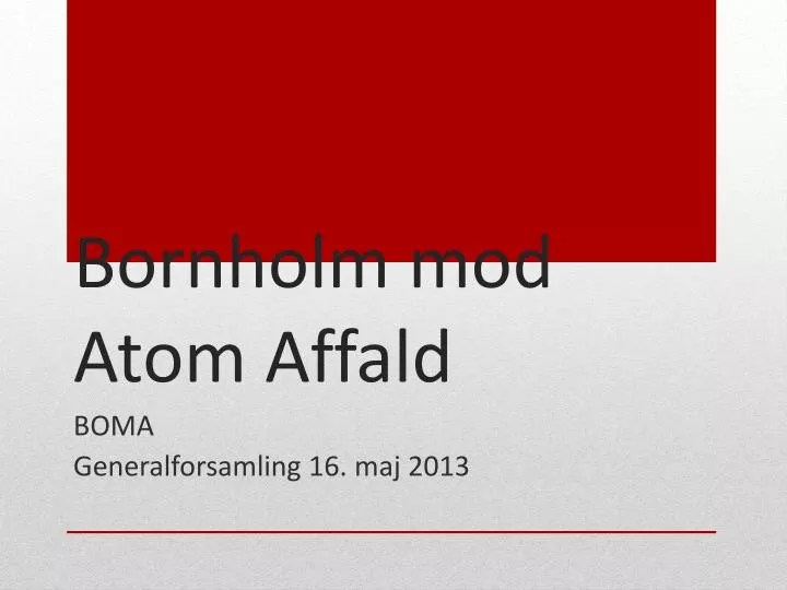 bornholm mod atom affald