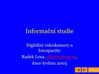 informa n studie