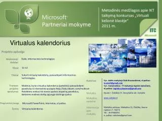 virtualus kalendorius