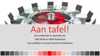 aan tafel