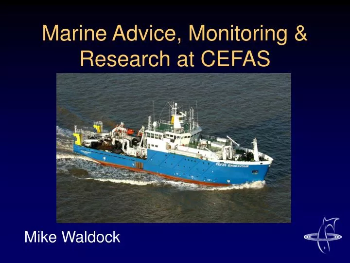 marine advice monitoring research at cefas