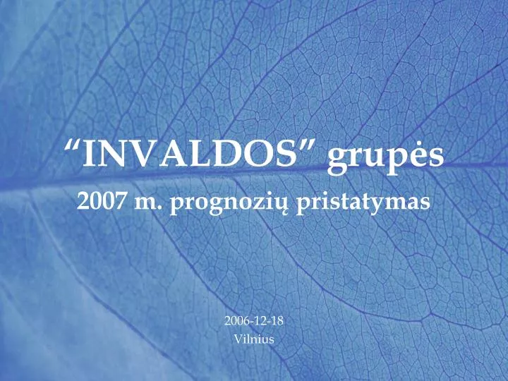 2006 12 18 vilnius