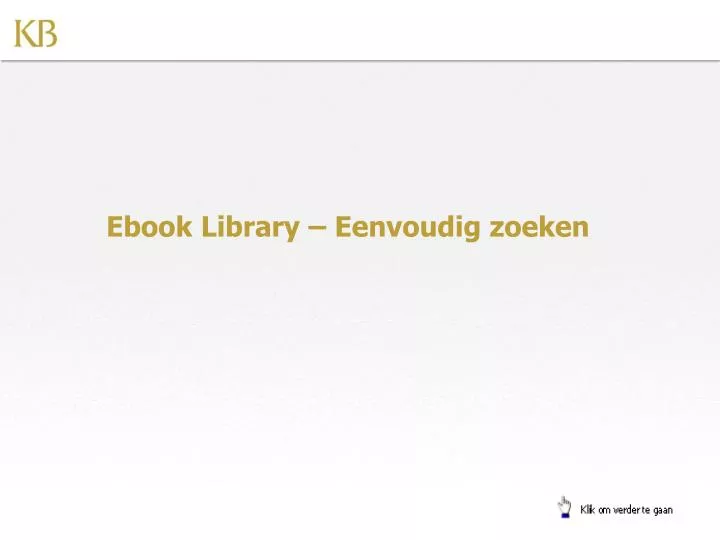 ebook library eenvoudig zoeken