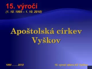 apo tolsk c rkev vy kov