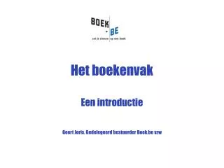 het boekenvak