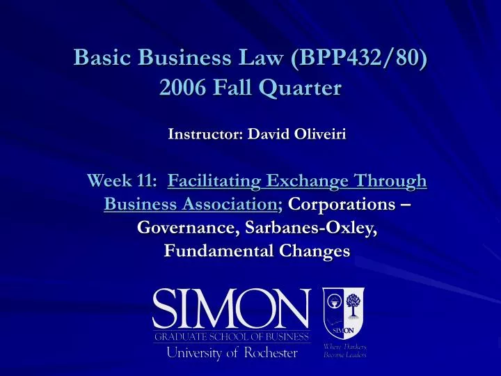 basic business law bpp432 80 2006 fall quarter