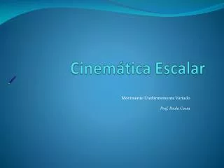 cinem tica escalar