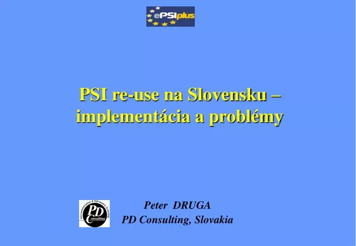 psi re use na slovensku implement cia a probl my
