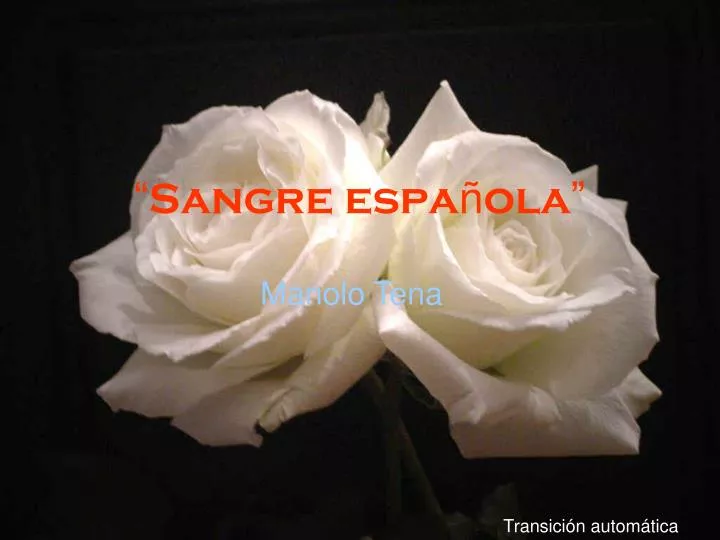 sangre espa ola