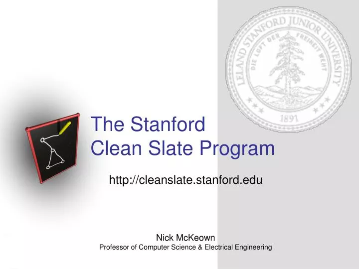 the stanford clean slate program