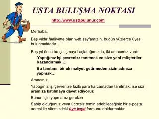 usta bulu ma noktasi