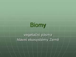 biomy
