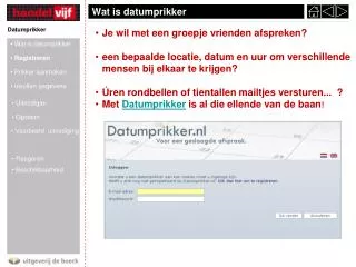 wat is datumprikker
