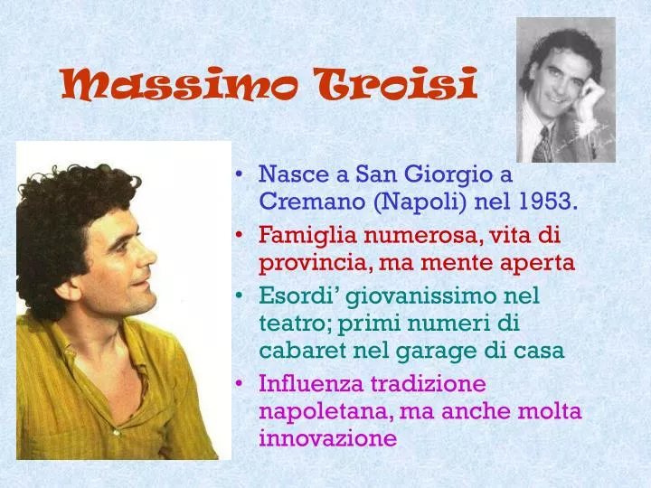 massimo troisi