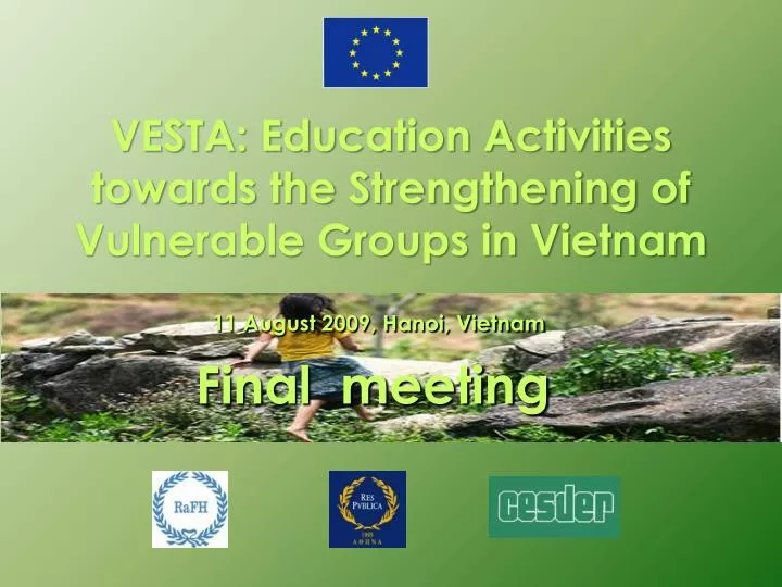 vesta education activities towards the strengthening of vulnerable groups in vietnam