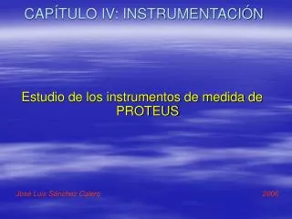 cap tulo iv instrumentaci n