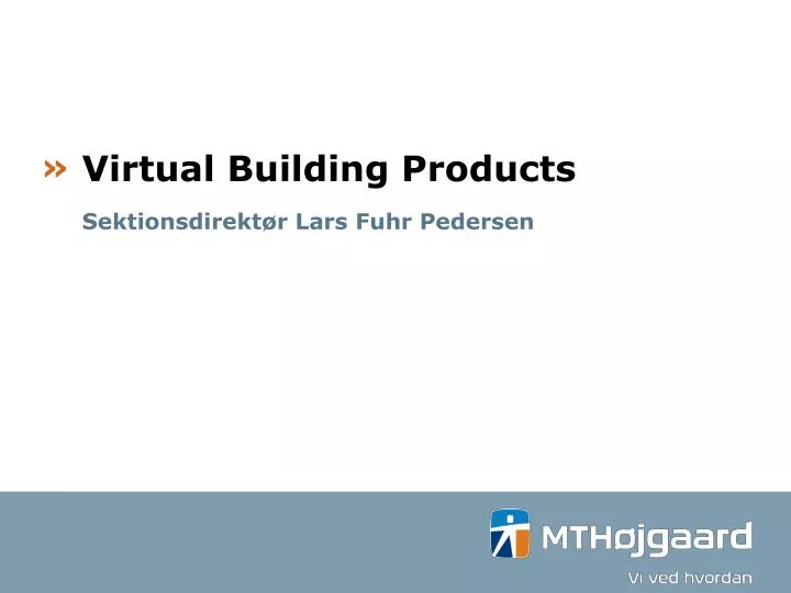 virtual building products