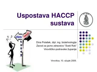 uspostava haccp sustava