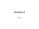 Windows 8 - slide 1