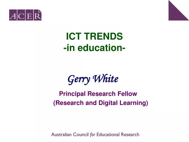 ict trends in education
