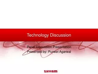 Technology Discussion