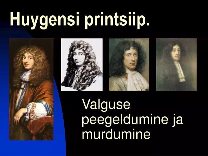 huygensi printsiip