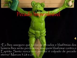 pecado imperdo vel