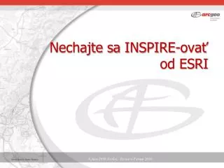 nechajte sa inspire ova od esri