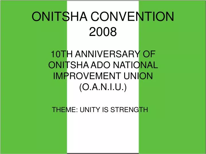onitsha convention 2008