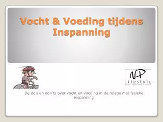 vocht voeding tijdens inspanning