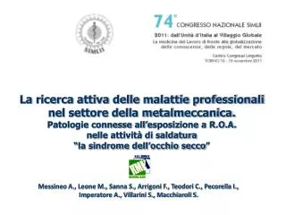 messineo a leone m sanna s arrigoni f teodori c pecorella i imperatore a villarini s macchiaroli s